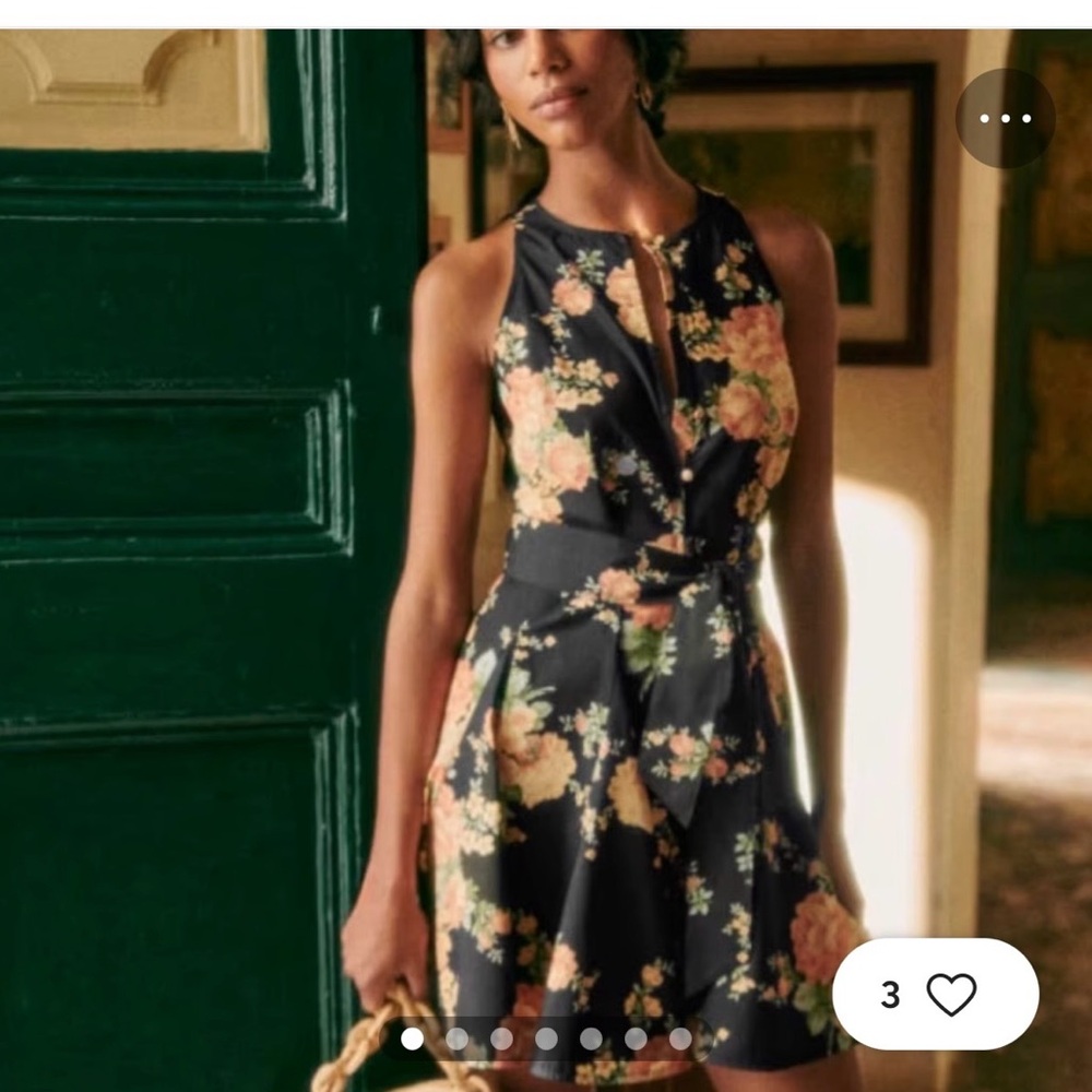 Sezane solitta floral dress